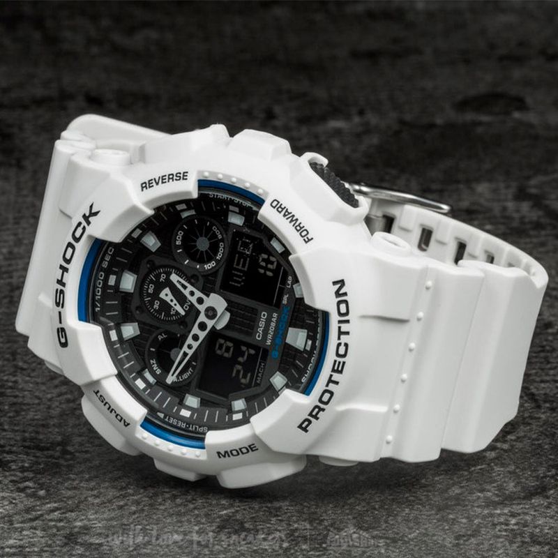 Reloj-Casio-Original-G-SHOCK-GA-100B-7ACR-Marco-y-Correa-Blanco---Sanllo