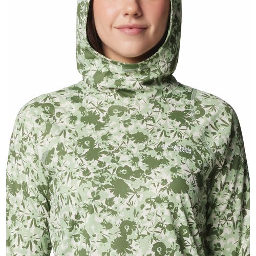 POLO PARA MUJER MANGA LARGA SUMMIT VALLEY™ VERDE COLUMBIA