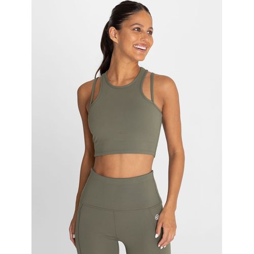 BRA PARA MUJER CROP TOP NINA VERDE BSOUL