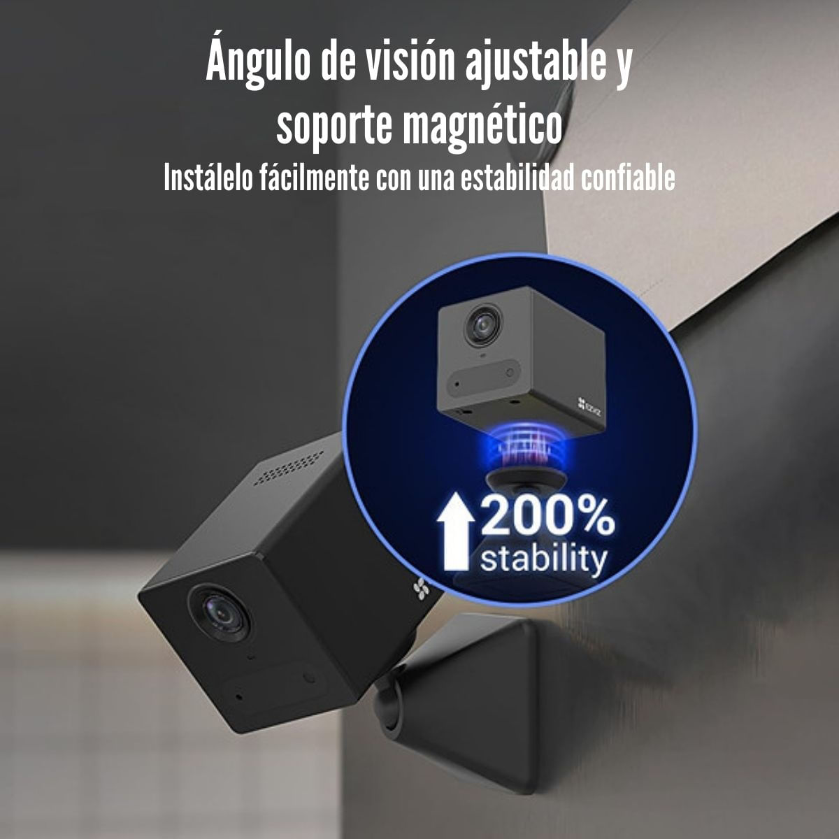 CAMARA INTERIOR CB2 CON BATERIA 2000MAH WIFI LENTE 4MM