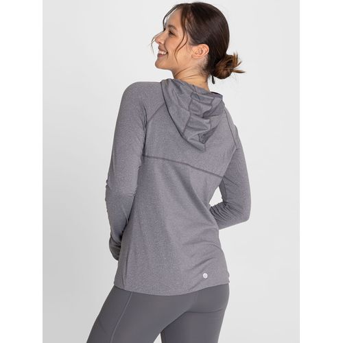 HOODIE PARA MUJER WARMER LUCIA GRIS BSOUL