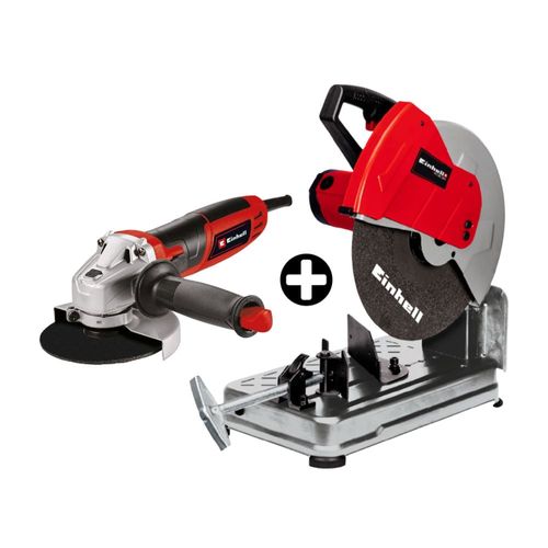 COMBO Einhell: Amoladora 4 1/2" 850w Tc-ag 125 + Tronzadora TC-MC 355 2300W 3.2mm