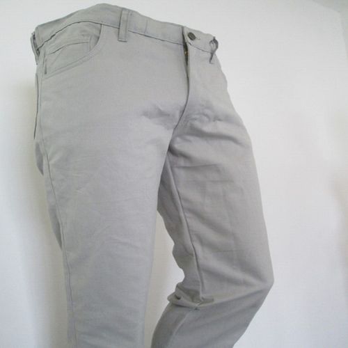 Pantalon Drill Clasico 100% Algodón Hombre Beige