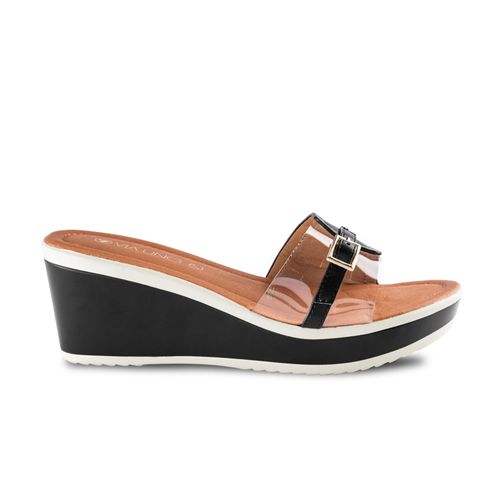 Sandalias Via Uno Mujer 2B2080-9 Negro