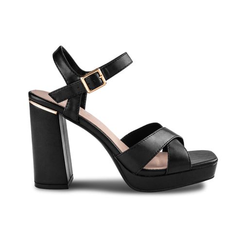 Sandalias Via Uno Mujer 18F2040A-100 Negro