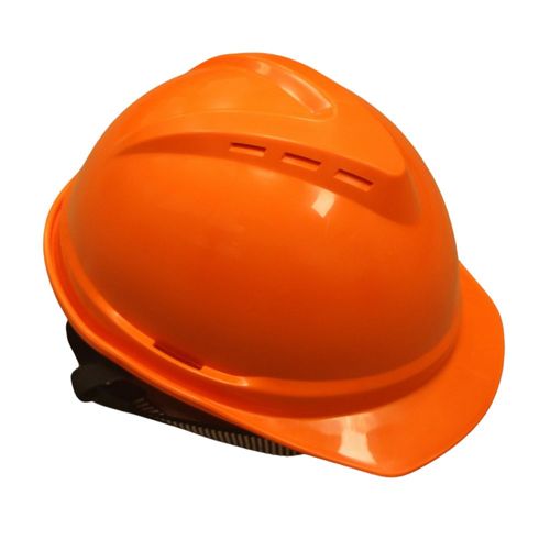 Casco Estilo V con Ventilación Naranja Werken