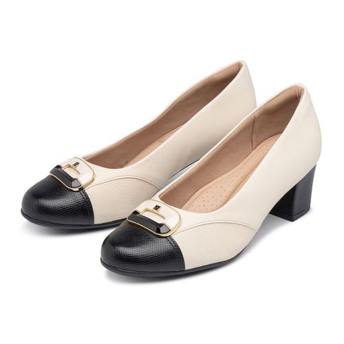 Zapato Mujer 110175 OFF WHITE/OFF WHITE/PRETO