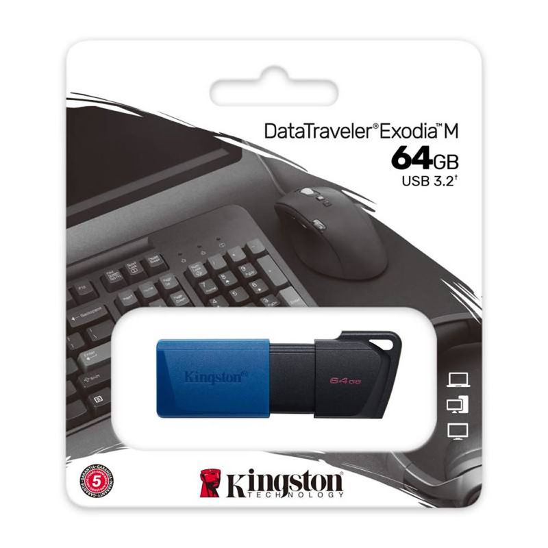 Memoria-USB-32-Kingston-64gb-Exodia-M-Retractil-Azul