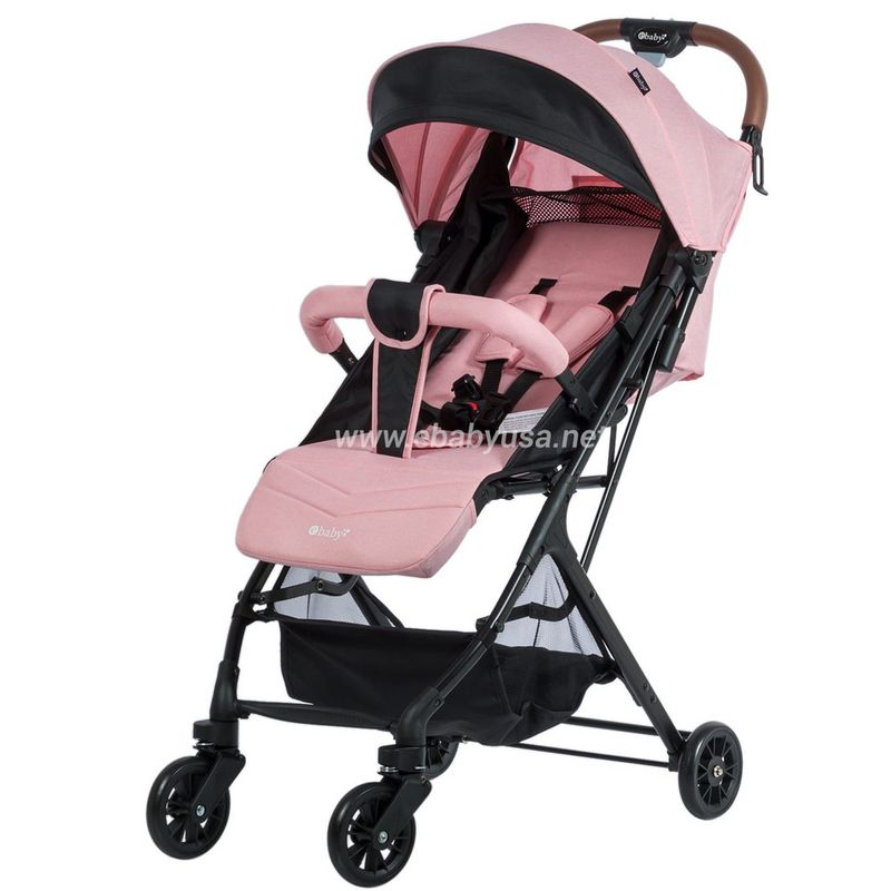 Coche-Maleta-Ebaby-Respaldar-Reclinable-Kalan-Rosado