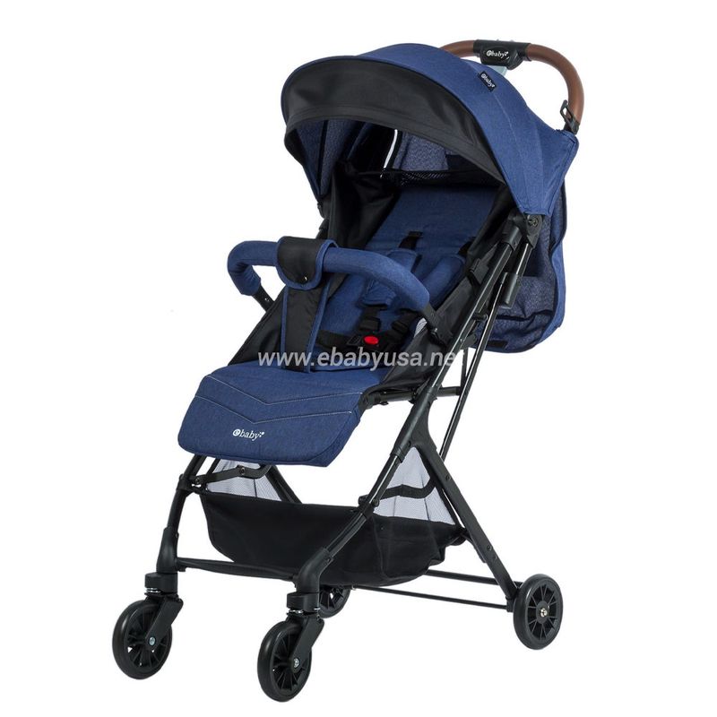 Coche-Maleta-Ebaby-Respaldar-Reclinable-Kalan-Azul