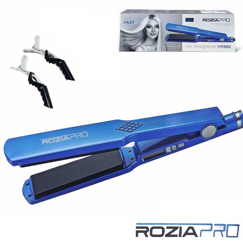 Plancha Ancha Laceador Rozia PRO Para Cabello Digital Hasta 860°F