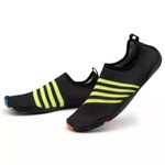 Aquashoes-aqua-moda-M1A-Unisex-Negro-Lineas-Verdes