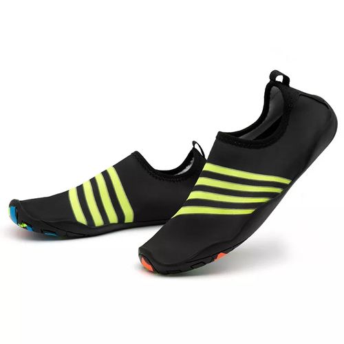 Aquashoes aqua&moda M1A Unisex Negro Lineas Verdes