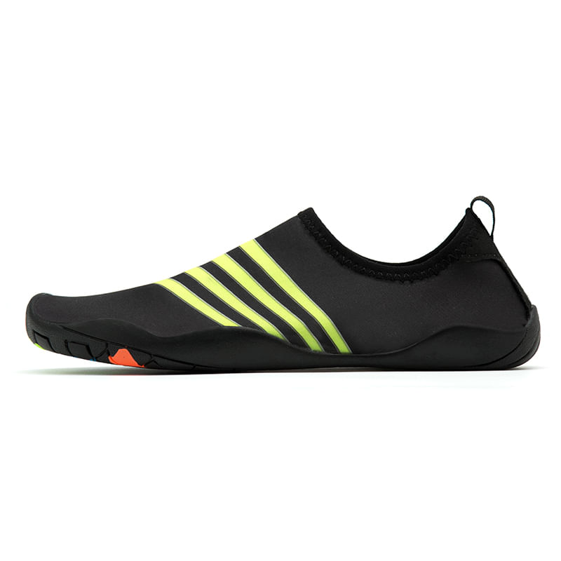 Aquashoes-aqua-moda-M1A-Unisex-Negro-Lineas-Verdes