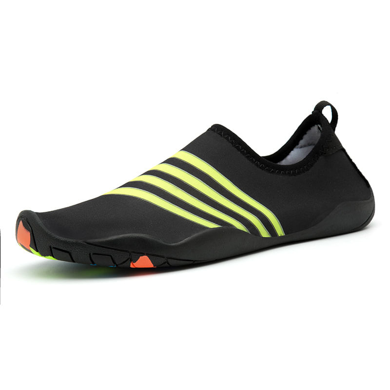 Aquashoes-aqua-moda-M1A-Unisex-Negro-Lineas-Verdes