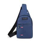 Mochila-Morral-Bandolera-Riñonera-Cruzado-Juvenil-Antirrobo---Azul