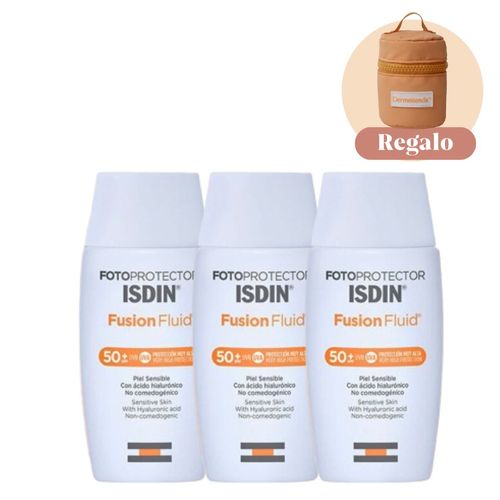 Trio Fotoprotector ISDIN Fusión Fluid SPF50 + 50ml