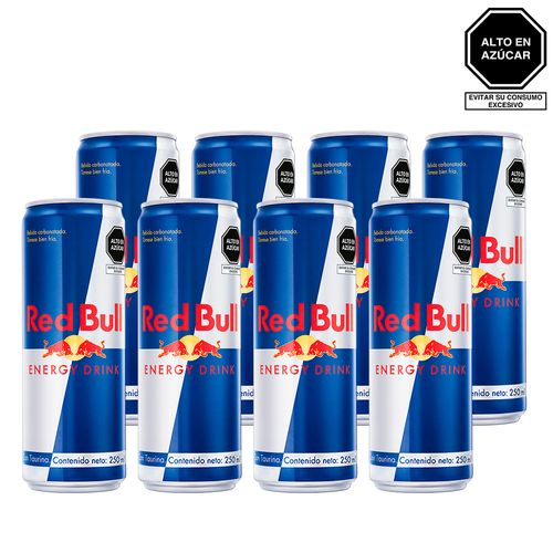 Packx2 Red Bull Energy Drink 4 Unidades 250 Ml