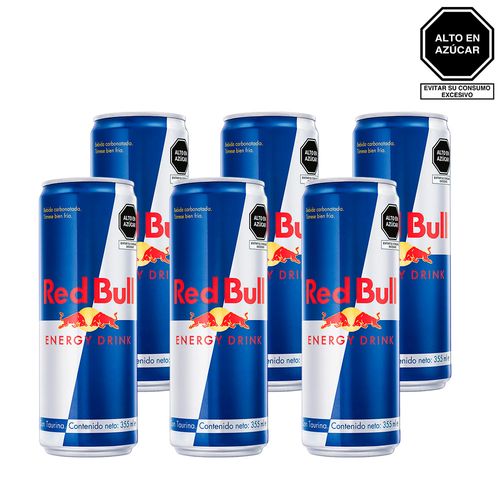 Packx6 Lata Red Bull Energy Drink 355 Ml