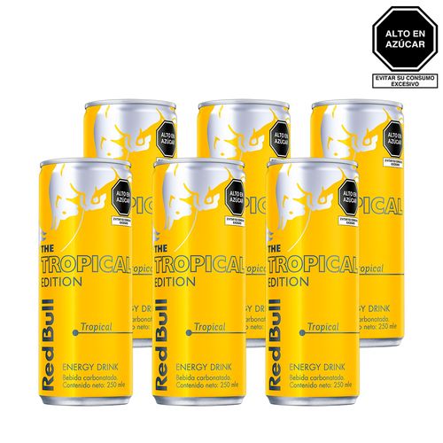 Packx6 Red Bull Tropical Edition 250 Ml