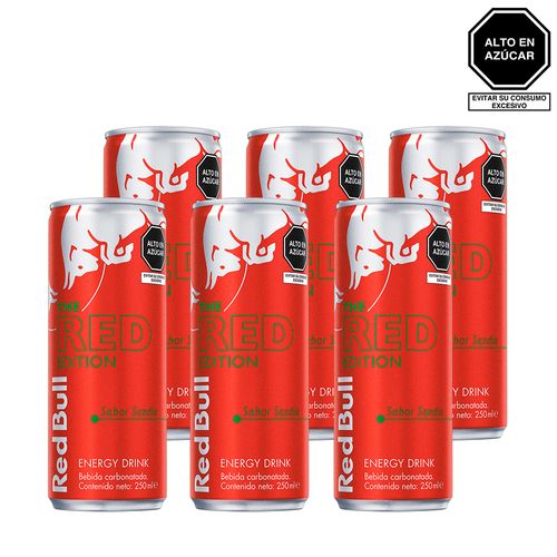 Packx6 Red Bull Watermelon Edition 250Ml