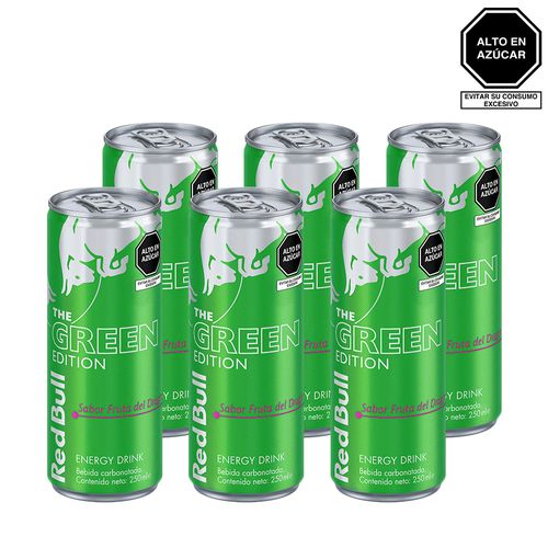 Packx6 Red Bull Green Edition 250Ml