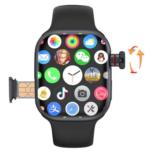 Smart Watch S16 Sim Card 32GB Rom Rotating Camera 4G Color Negro