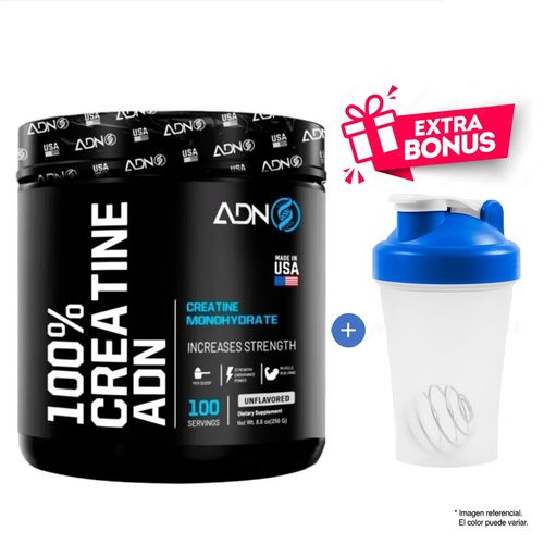 100% Creatine Creatina Monohidratada 250g  ADN Nutrition