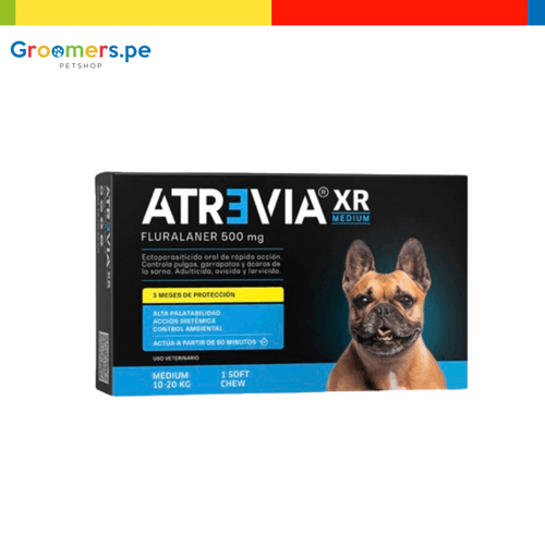 ANTIPULGAS PARA PERRO ATREVIA XR 500MG (10 - 20 KG)