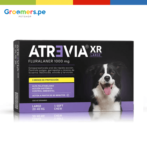 ANTIPULGAS PARA PERRO ATREVIA XR 1000MG (20 - 40 KG)