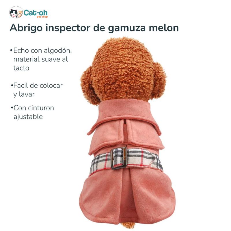 Ropa-para-perro-Abrigo-inspector-de-gamuza-melon-small