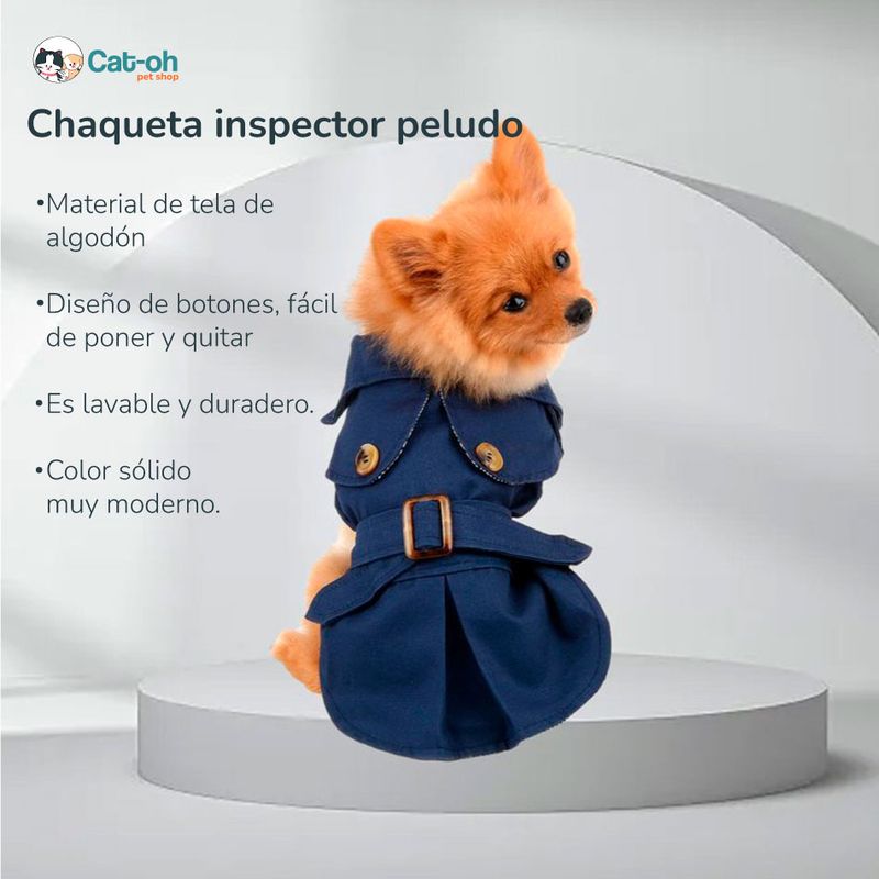 Ropa-para-perro-Chaqueta-inspector-peludo-M