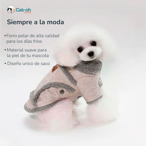 Ropa para perro Abrigo dulce invierno S