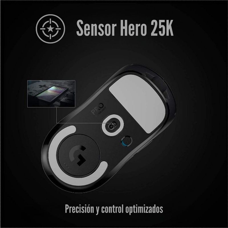 Logitech-G---Mouse-Pro-X-Superlight-Wireless-Hero-25K-Negro