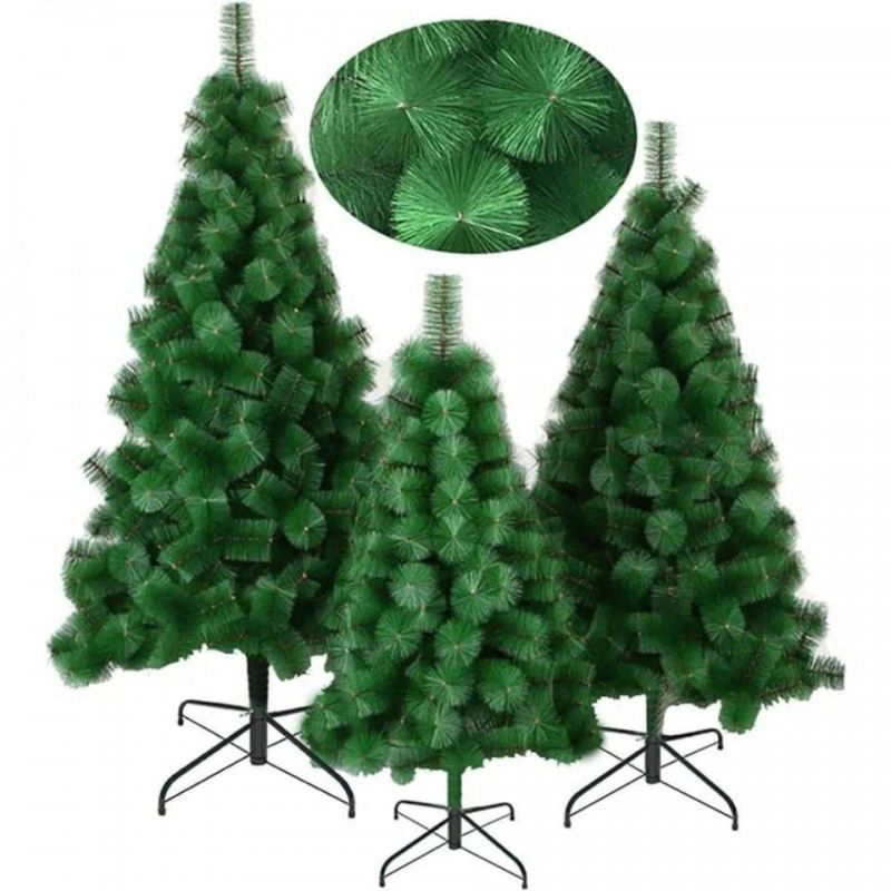 Arbol-De-Navidad-De-Rama-por-Rama-Brilloso-Modelo-Exclusivo-Con-Base-De-Metal-C-210