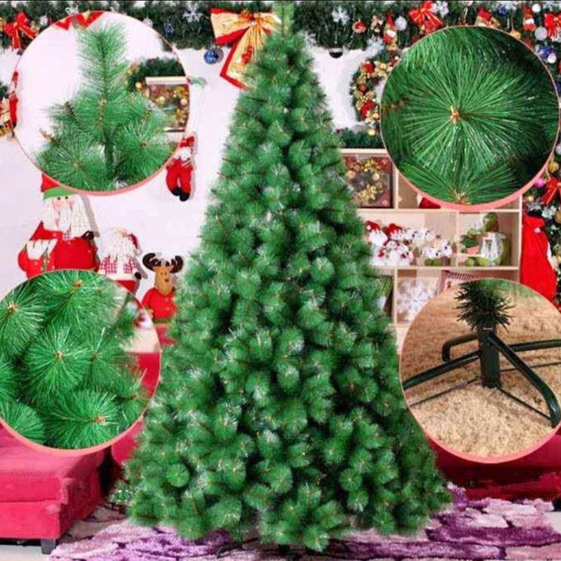Arbol-De-Navidad-De-Rama-por-Rama-Brilloso-Modelo-Exclusivo-Con-Base-De-Metal-C-210