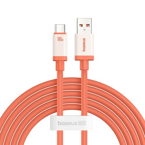 Cable Carga Rápida USB-A a USB-C Baseus 2 metros Naranja