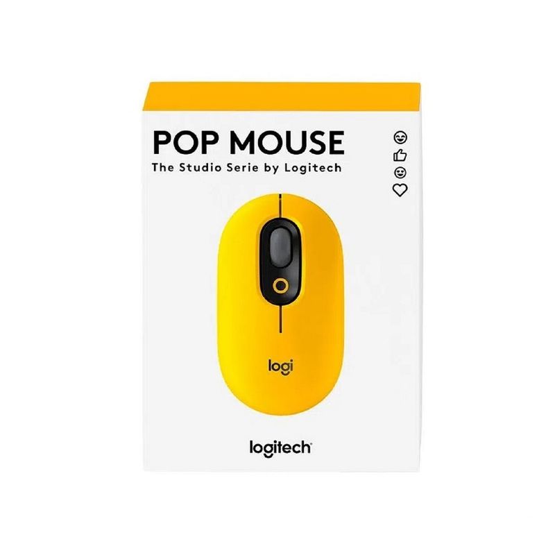 Mouse-Bluetooth-Logitech-Pop-Black-Yellow