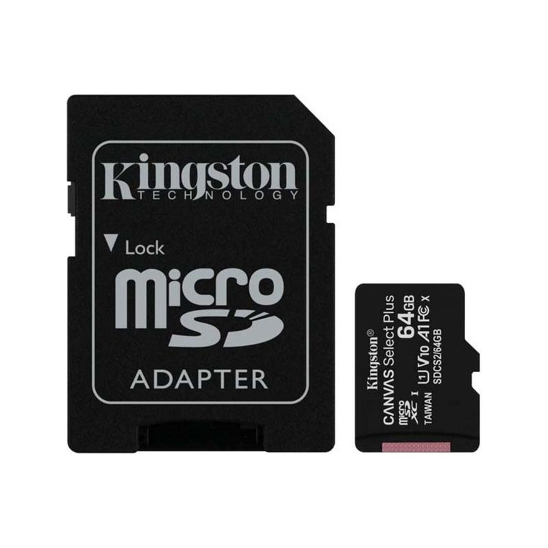 Memoria-Micro-SD-Kingston-64GB-Clase-10-100-Mb-s