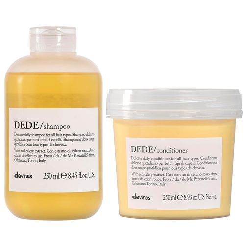 Shampoo Delicado de Uso Diario 250ml + Acondicionador Davines Dede