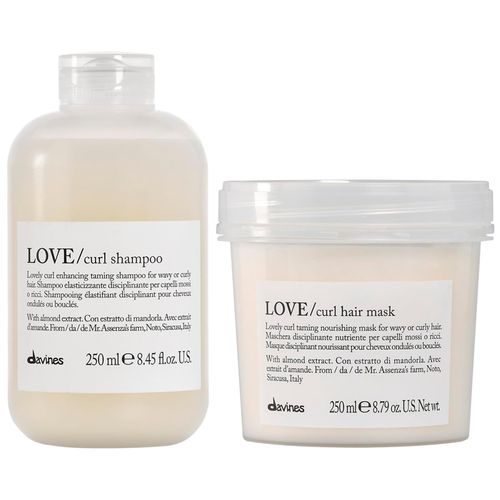 Shampoo Elastizante 250ml + Mascarilla Davines Love Curl