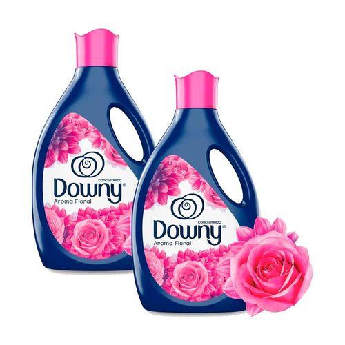 Pack Suavizante DOWNY Aroma Floral Botella 2.8L x2un