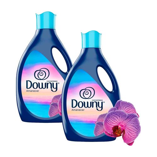 Pack Suavizante Concentrado Líquido DOWNY Amanecer Botella 2.8L x2un