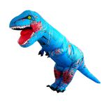 Disfraz-Dinosaurio-Rex-Azul-Inflable-Adulto-Halloween-Cosplay