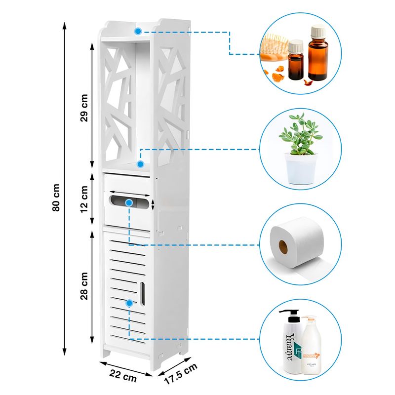 Organizador-Estante-de-Baño-Armario-Multiusos-Moderno-S21-A