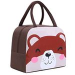 Lonchera-Termica-Fiambrera-para-Niños-Diseño-Osito-Marron-76L-