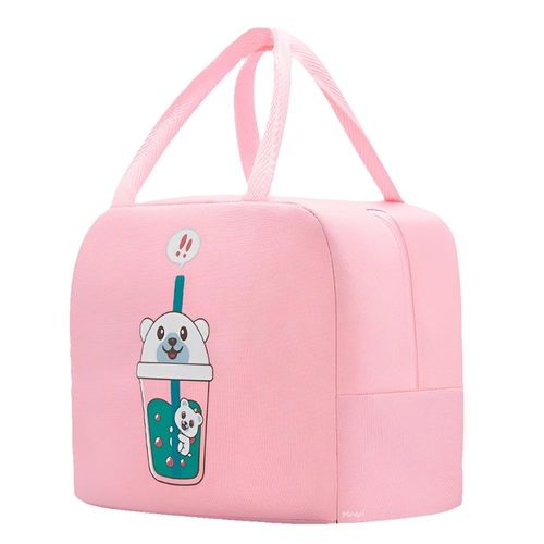 Lonchera Térmica para Niños Bolsa Impermeable Rosado 721L