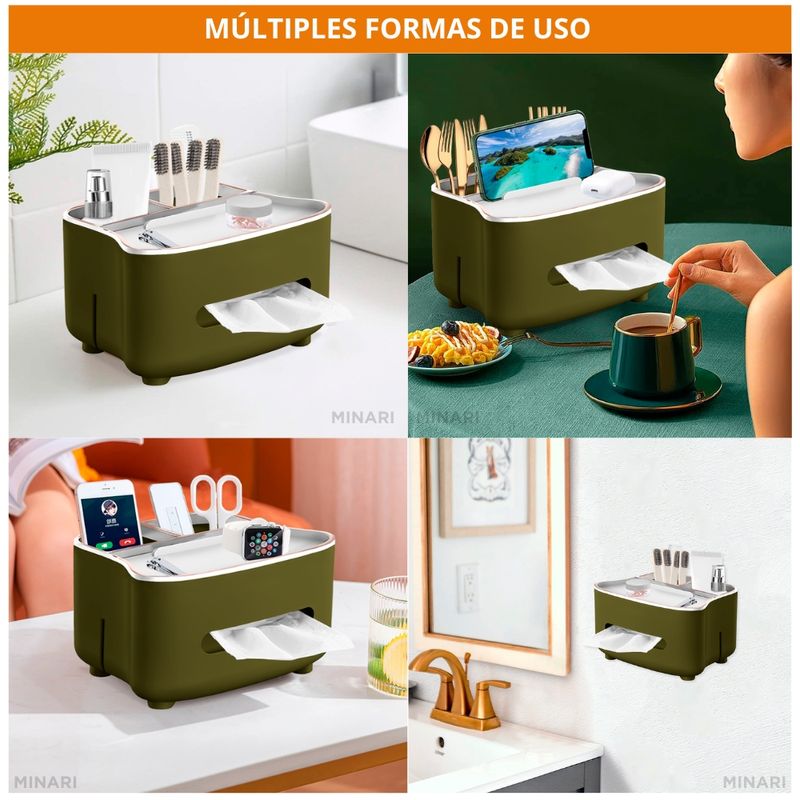 Organizador-de-Cubiertos-Cocina-Soporte-Celular-Dispensador-de-Toallitas-VD-H89