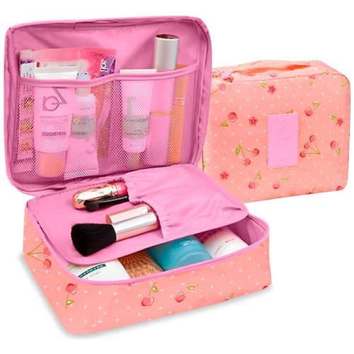 Neceser Organizador Maquillaje Bolsa Cartera Viaje RS Cerezas P V2 141N