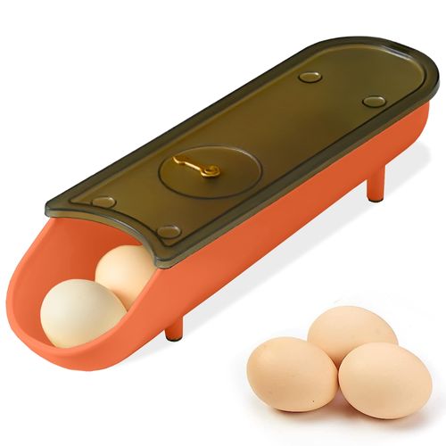 Organizador Dispensador Porta Huevos Naranja D14